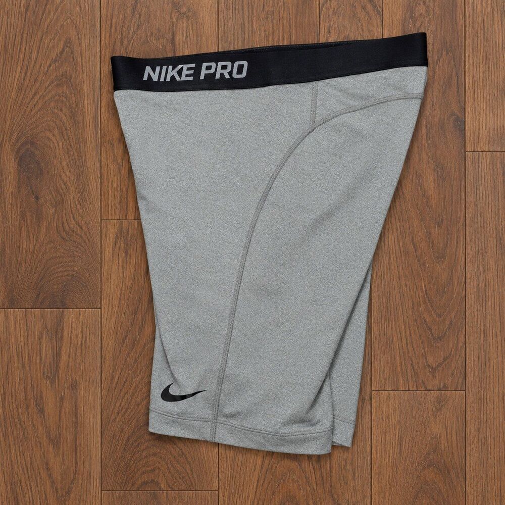 Nike Pro Men's Athletic Compression Shorts Gray